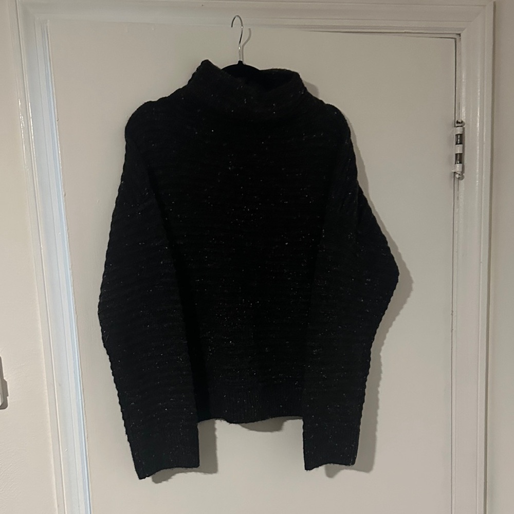 Madewell Black Mockneck Sweater